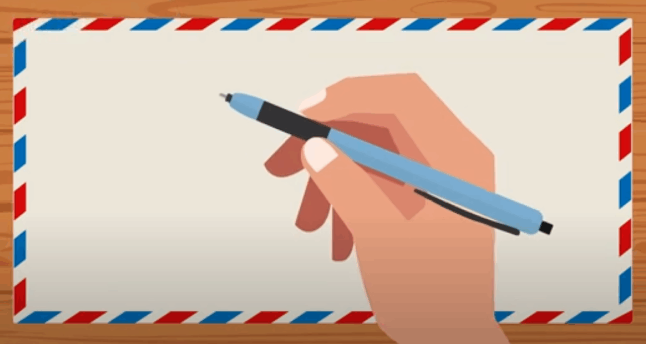 How to address an envelope cover
